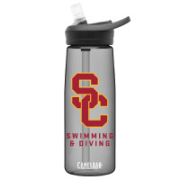 USC Trojans Camelbak Eddy Charcoal SC Interlock Swimming/Diving Water Bottle